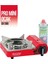 Tekli Çantalı Mini Portatif Ocak Kırmızı CK-506 1