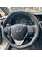 Toyota Corolla 2013-2018 Araca Özel Direksiyon Kılıfı (Noktalı Düz Gri Dikişli) 2