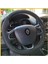 Renault Clio 4 Faz 2 Araca Özel Direksiyon Kılıfı (Gri Dikiş) 4