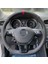 Volkswagen Golf 4 Uyumlu Noktalı Karbon Kırmızı Yüzük (Simit Kısmına Dikilen Kılıf) 1