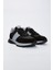 Agatho Erkek Siyahgri Deri Sneakers & Spor Ayakkabı 383 5630 Erk Ayk Y23 2
