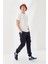Gabardin Sıkma Paça Regular Fit Kargo Stil Uzun Pantolon Lacivert 2