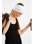 Beyaz Kadın Pamuklu Kaşkorse, Kaymaz, Terletmez, Ultra Hafif, Spor Saç Bandı Bandana Buff 4
