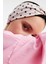 Pudra-Siyah Kadın Trend Style Pamuklu Penye, Kaymaz, Yumuşak, Esnek, Saç Bandı Bandana 4
