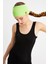 Fıstık Yeşil Kadın Pamuklu Kaşkorse, Kaymaz, Terletmez, Ultra Hafif, Spor Saç Bandı Bandana Buff 3