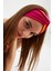 Turuncu-Fuşya Kadın Trend Style Pamuklu Penye, Kaymaz, Yumuşak, Esnek, Saç Bandı Bandana 3