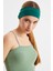 Zümrüt Yeşil Kadın Pamuklu Penye, Kaymaz, Terletmez, Ultra Hafif, Spor Saç Bandı Bandana 3