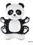 Ayaklı Panda Folyo Balon 58X42 cm 1