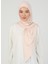 Fermuarlı Viskon Hijab - Açık Bej - Ecardin 2