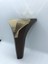 Plastik,venedik 15 cm Ceviz-Gold Koltuk, Baza, Mobilya Ayağı (4 Adet) 2