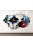 Ürkütücü Palyaço Full Hd Baskı 3D Modern Duvar Sticker 1