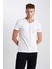 Slim Fit V Yaka Basic Kısa Kollu Fanila L4884AZ23AU 1