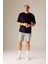 Slim Fit Fermuar Cepli Şort B0799AX23SM 2