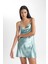 Fall In Love Regular Fit Degaje Yaka Bride Saten GECELIK A8536AX23SM 1
