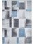 Okara Mavi Modern Dijital Baskı Halı 1