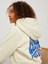 Kapüşonlu Rahat Kesim Ekru Kadın Sweatshirt 12241834 4