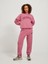 Sıfır Yaka Rahat Kesim Pembe Kadın Sweatshirt 12244363 2