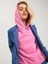 Kapüşonlu Rahat Kesim Pembe Kadın Sweatshirt 12250183 2