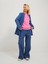 Kapüşonlu Rahat Kesim Pembe Kadın Sweatshirt 12250183 4