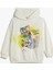 Oversize Kapşonlu Sweatshirt Baskılı Uzun Kollu Şardonlu Pamuklu 1