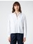 Basic Gömlek Uzun Kollu Düğmeli Cep Detaylı Pamuklu 3