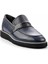 Lacivert Antik Leather Erkek Loafer Ayakkabı E01798060340 3