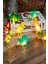 Dinozor String Light Çocuk Bebek Odası Aydınlatma 10 Adet Ledli Dinazor Pilli Işıklı 200 cm 5