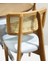 Masa Sandalye ST Takım Ihlamur Baba Ayak Model MDF Tabla 100cm Beyaz Ceviz ElYapı 2