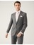 Slim Fit Sharkskin Ceket 2