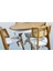 Masa ST Sandalye Takım Ihlamur Baba Ayak MDF Tabla 110cm Beyaz Ceviz El yapım 3