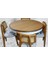Masa ST Sandalye Takım Ihlamur Baba Ayak MDF Tabla 110cm Beyaz Ceviz El yapım 4