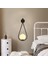 1x Modern LED Duvar Işık Lambası Koridor Sundurma Yatak Odası Accation Fikstür Siyah (Yurt Dışından) 3