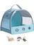 Pet Taşıyıcı Çanta Taşınabilir Yumuşak Katlanabilir Kedi Paket Seyahat Nefes Alabilir Çanta Mavi (Yurt Dışından) 3