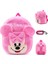 Minnie Mouse Figürlü Çocuk Peluş Sırt Çantası - Kırmızı (Yurt Dışından) 1
