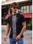 Baskılı Slim Fit Erkek Tişört Bisiklet Yaka T-Shirt %100 Pamuk 1