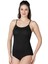 Siyah Modal Cotton Çıtçıtlı Ince Askılı Body 1