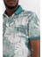 Dynamıc Fit Polo Yaka Baskı Desenli Düğme Detaylı Kısa Kol Erkek Yazlık T-Shirt 5