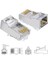 Ez RJ45 Cat5/cat6 Yeni Nesil Metal Delikli Konnektör 100 Adet 1
