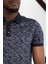 Polo Yaka Dynamıc Fit Baskı Desenli Çıt Çıt Detaylı Kısa Kol Erkek Yazlık T-Shirt 4