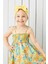 Canlı Sarı El Yapımı Yumuşak Fiyonk Bağlamalı Doğal Pamuklu Penye Bebek Çocuk Kız Bandana Best Of Serisi 3