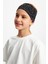 Siyah-Melanj Kız Pamuklu Penye, Kaymaz, Terletmez, Ultra Hafif, Esnek Desenli Saç Bandı Bandana 3