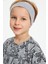 Gri Erkek Çocuk Pamuklu Penye Oversize Gri T-Shirt Bandana 2'li Takım 2