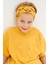 Hardal Desenli-Hardal Erkek Çocuk Pamuklu Penye Oversize Hardal T-Shirt Bandana 2'li Takım 2