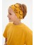 Hardal Desenli-Hardal Erkek Çocuk Pamuklu Penye Oversize Hardal T-Shirt Bandana 2'li Takım 4