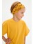 Hardal Desenli-Hardal Erkek Çocuk Pamuklu Penye Oversize Hardal T-Shirt Bandana 2'li Takım 5