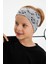 Gri Desenli-Siyah Erkek Çocuk Pamuklu Penye Oversize Kamuflaj T-Shirt Bandana İkili Takım 4