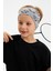 Gri Desenli-Siyah Erkek Çocuk Pamuklu Penye Oversize Kamuflaj T-Shirt Bandana İkili Takım 5