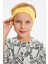 Sarı-Beyaz Erkek Çocuk Pamuklu Penye Oversize Beyaz T-Shirt Sarı Bandana 2'li Takım 2