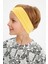 Sarı-Beyaz Erkek Çocuk Pamuklu Penye Oversize Beyaz T-Shirt Sarı Bandana 2'li Takım 3