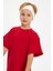 Kırmızı-Beyaz Erkek Çocuk Pamuklu Penye Oversize Kırmızı T-Shirt Beyaz Bandana 2'li Takım 1